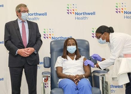 Northwell Health First In The U.s. To Administer Covid-19 Vaccine