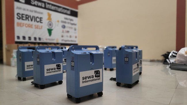 Sewa International, Sewa Oxygen Concentrators