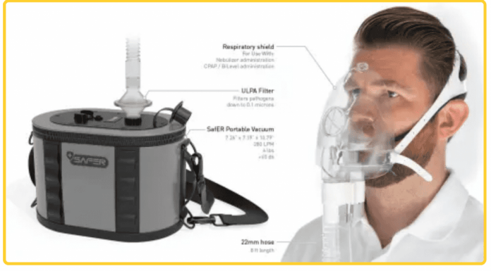 Inspired by the Pandemic, Emergency Physicians and Florida Firm ROBRADY design, Launch the World’s 1st Ultraportable, Ultra-quiet Negative Pressure ULPA Filtration System