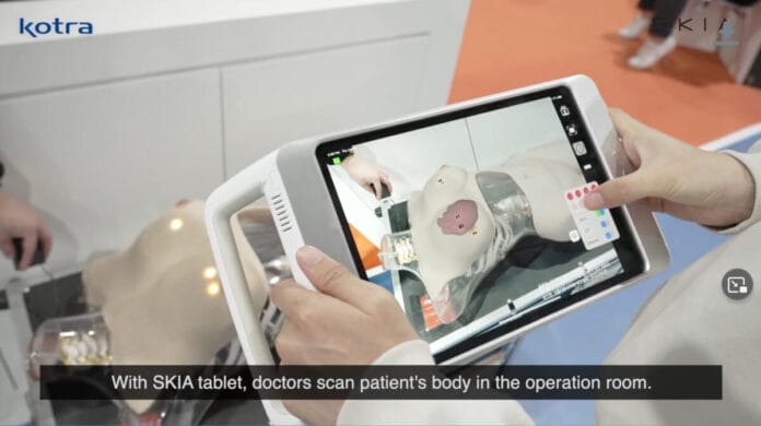 SKIA_Breast, AR Navigation on Patient Body for Doctors Developed by SKIA Company