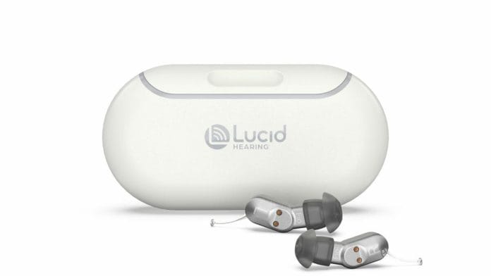 Lucid Hearing'S Fio Hearing Aid And Charger