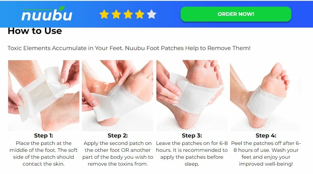Nuubu Foot Patches